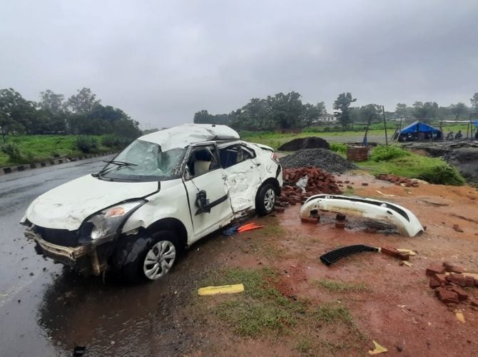 Car accident in Ramgarh