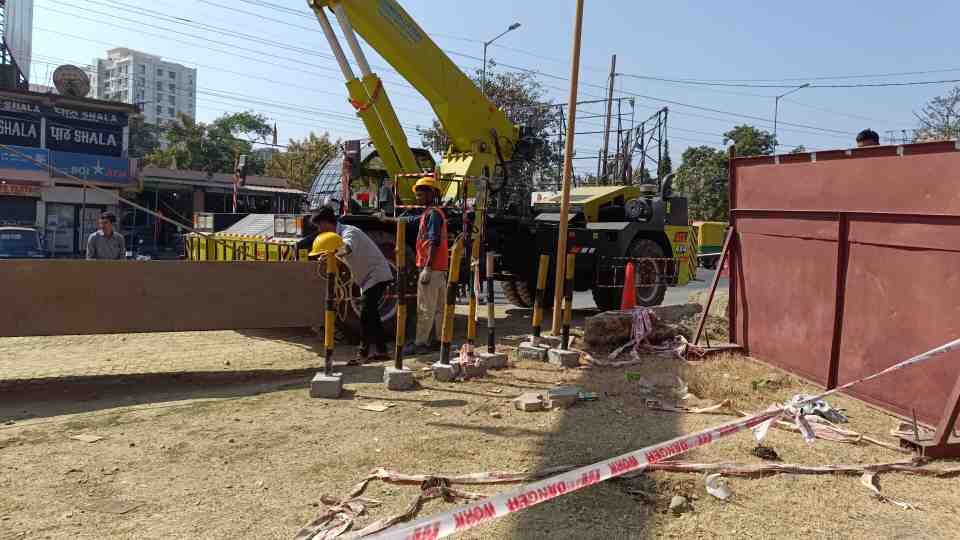 Elevated Corridor का शुरू हुआ निर्माण कार्य 