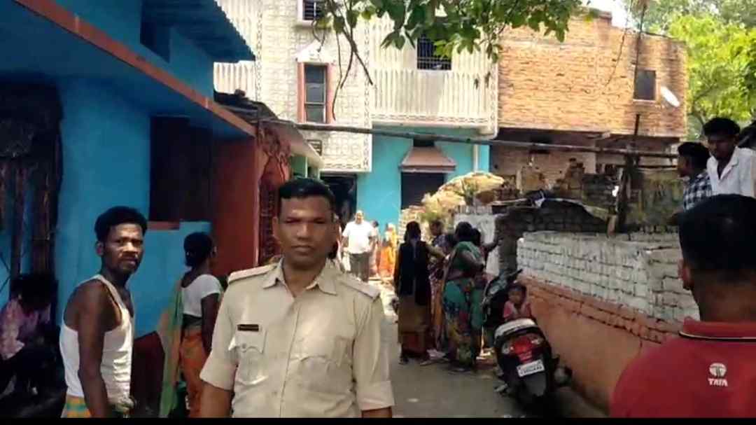 SitaramDera Murder: घटना स्थल पर मौजूद पुलिस