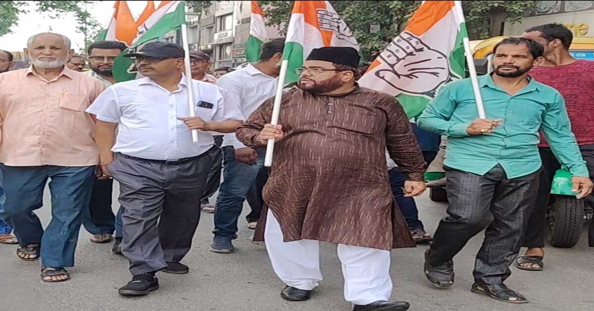 Jamshedpur Congress Rally में शामिल होने जाते हुए मौलाना अंसार खान 