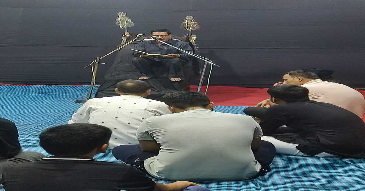 Jamshedpur Muharram : मर्सिया पढ़ते सगीर हुसैन